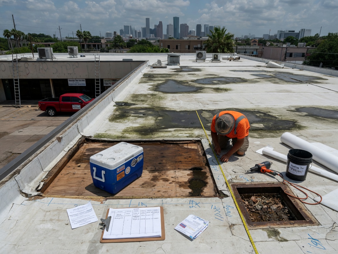 Flat Roof Repair Cost Factors in Houston Texas